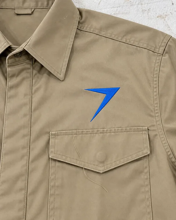 GANTRY aramid work shirt and pants, close up