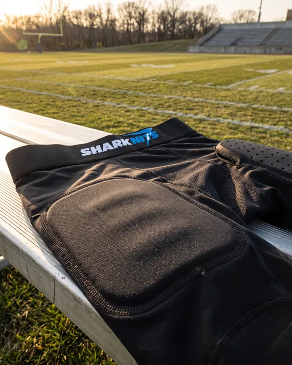 GRIDIRON football uniform, close up