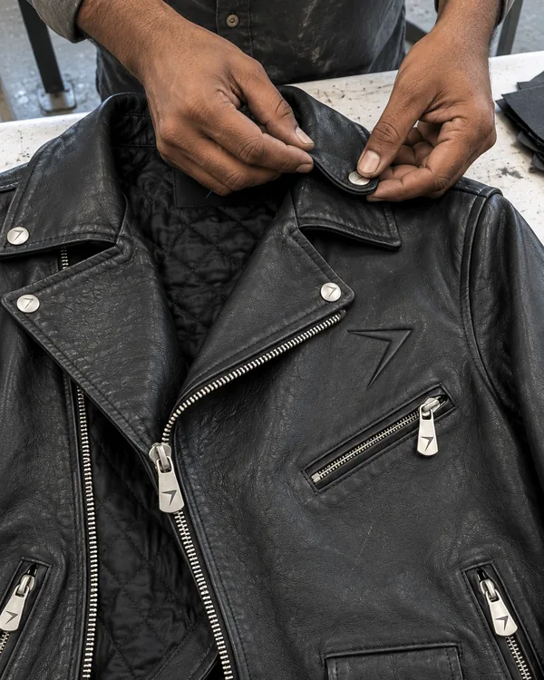 HIGHWAY cruiser jacket, close up