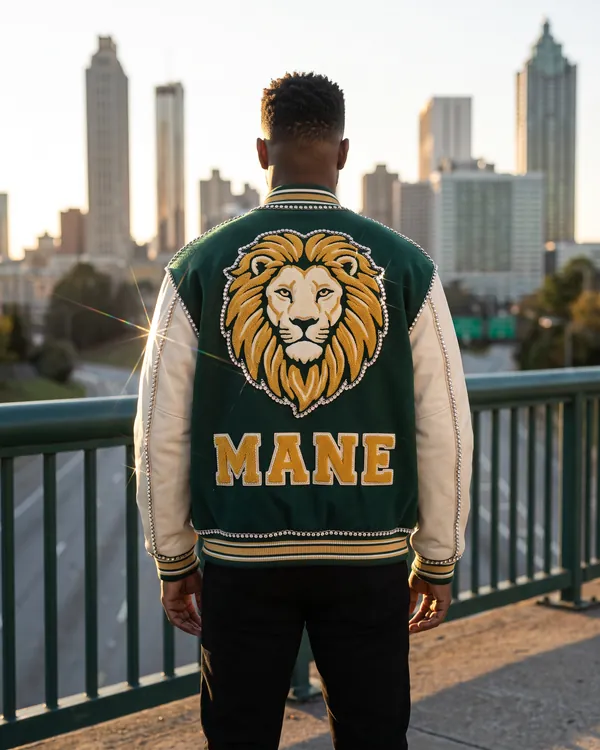 MANE varsity jacket