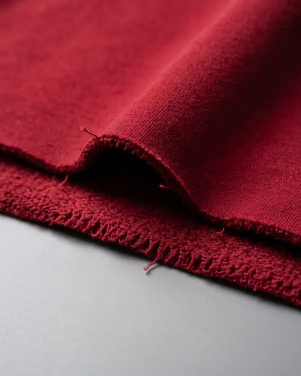 RAW cropped hoodie, close up