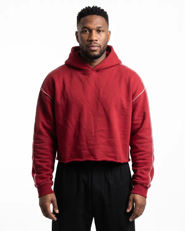 RAW cropped hoodie