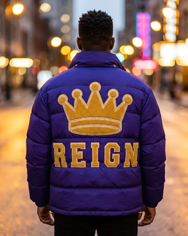 REIGN quilted puffer jacket