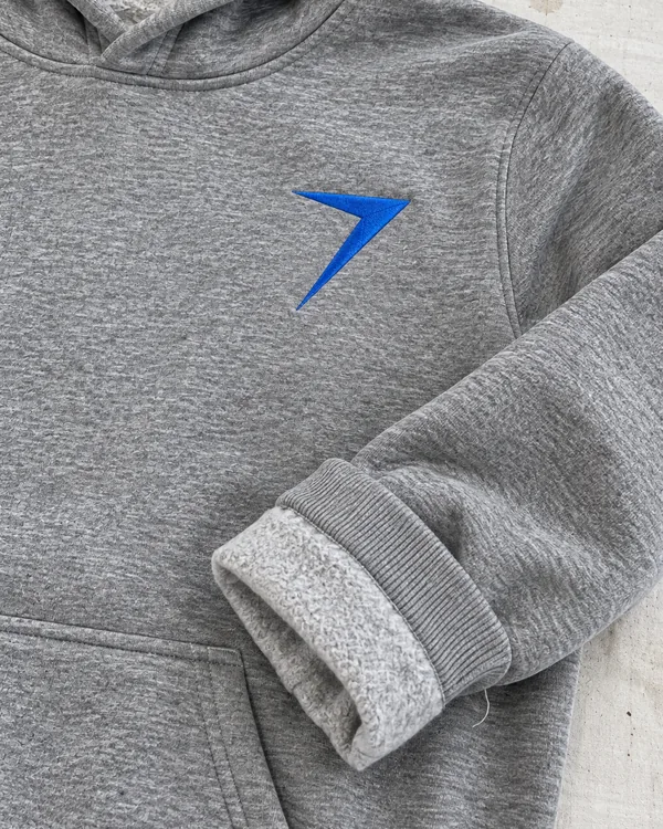 SHIFT knit hoodie, close up