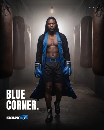 BLUE CORNER boxing kit post