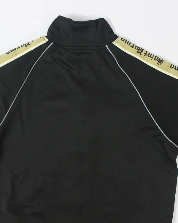 Saint Parma track jacket with raglan seams, piping and woven sleeve tape