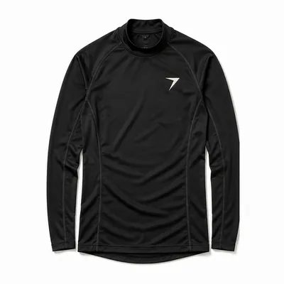 Black long sleeve compression top