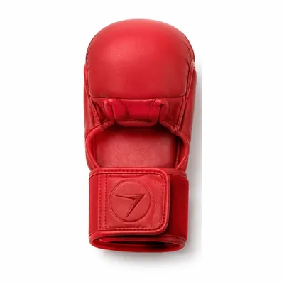 Red karate mitt