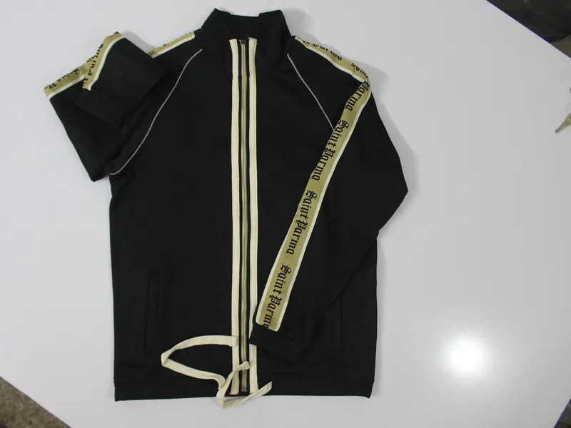 Finished Saint Parma track jacket on the table